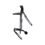 TdeT - Bridon et rênes têtière anatomique Matisse noir/noir | - Ohlala