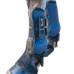 TdeT - Open beenbeschermers Design marineblauw x2 | - Ohlala