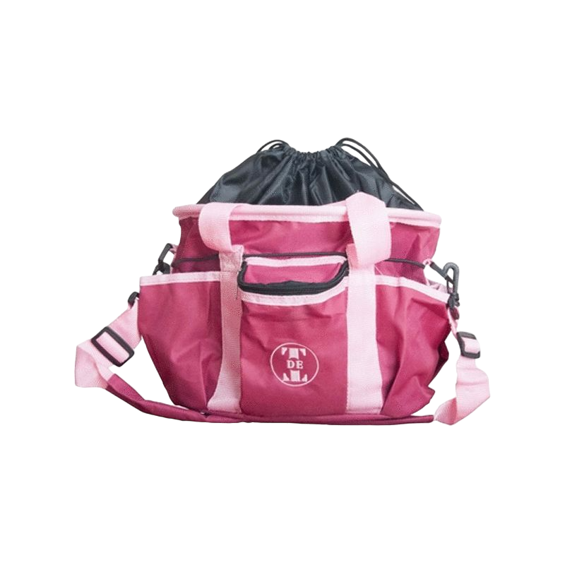 TdeT - Sac de pansage bordeaux/rose