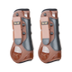 TdeT - Guêtres ouvertes coques et cuir marron/ noir | - Ohlala
