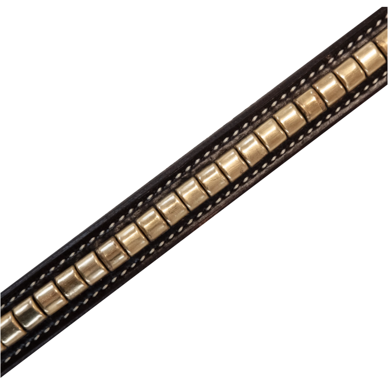 TdeT - Frontal Clincher havane foncé/ or