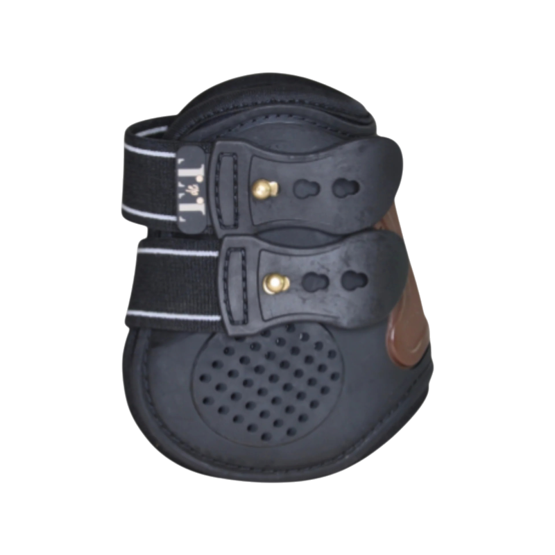 TdeT - Set guêtres et protège-boulets Proteck Compet noir/ marron