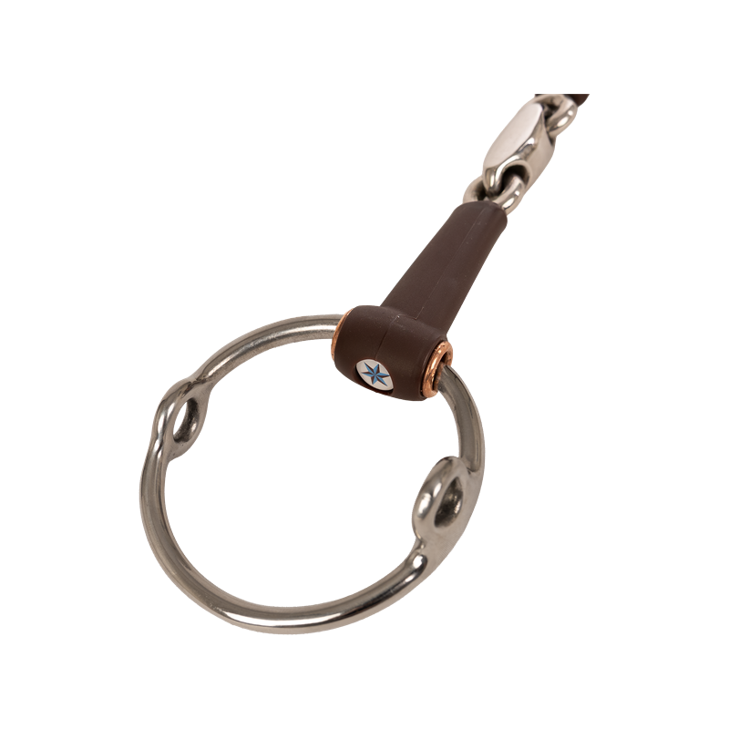 Mors releveur à anneaux double brisure Flex Medium - Velari