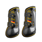 Veredus - Open beenbeschermers Carbon Gel Absolute Aachen Edition zwart x2 | - Ohlala