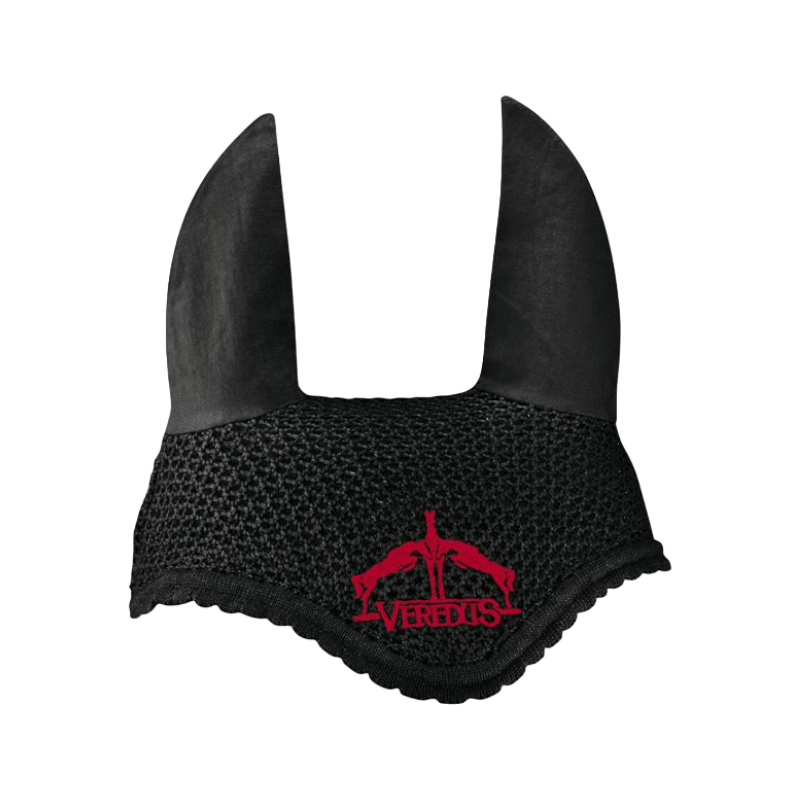 Veredus - Bonnet Color Edition pour chevaux Noir/ Bordeaux