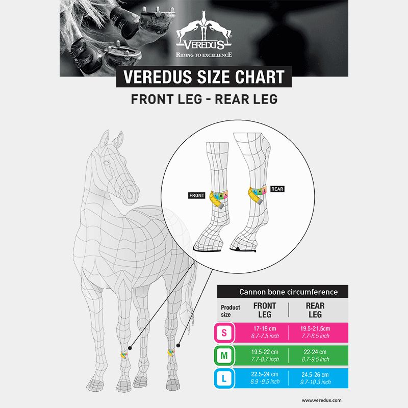 Veredus - Protège-boulets Jeunes Chevaux Vento Kevlar Noir | - Ohlala