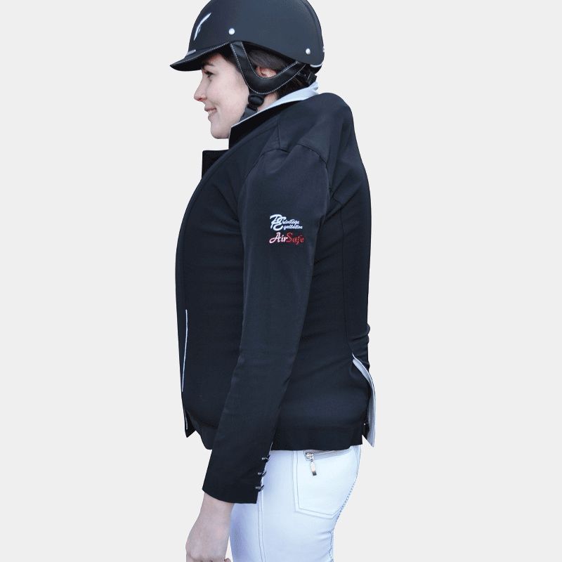 Privilège Equitation - Veste Airsafe concours dame noir | - Ohlala