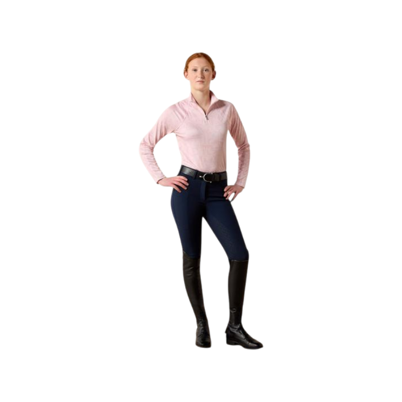 Baselayer zippé enfant Sunstopper 3.0 imprimé sepia horse park