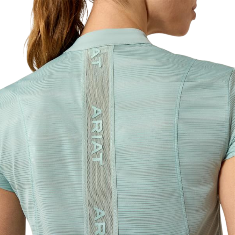 Baselayer zippé femme Breathe blue surf