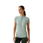 Baselayer zippé femme Breathe blue surf