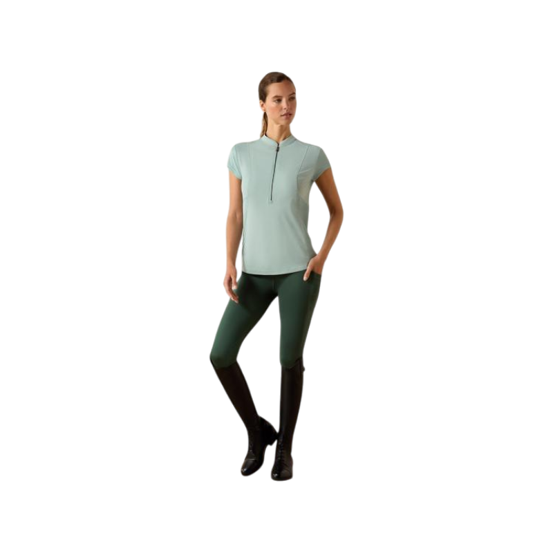 Baselayer zippé femme Breathe blue surf