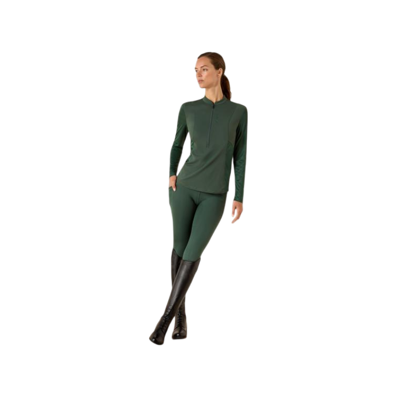 Baselayer zippé femme Breathe monstera