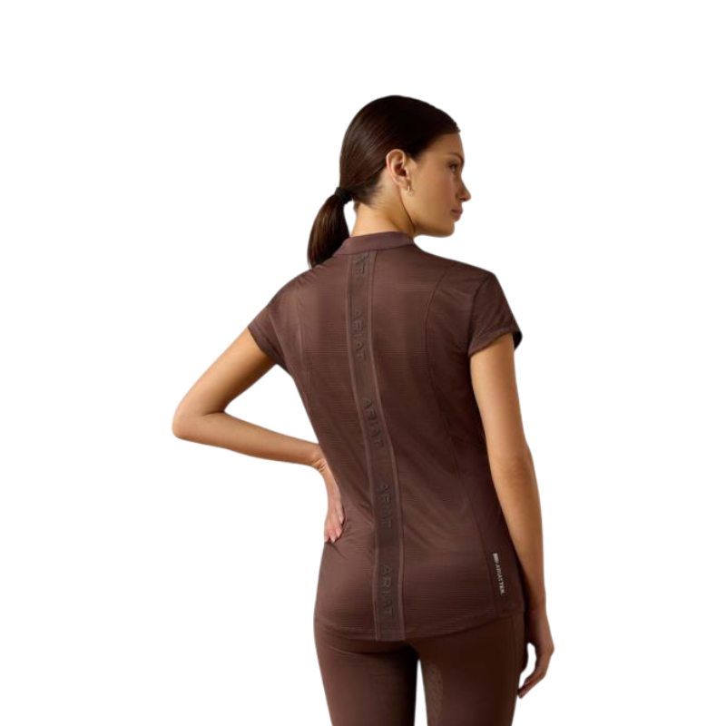 Baselayer zippé femme Breathe pommel brown