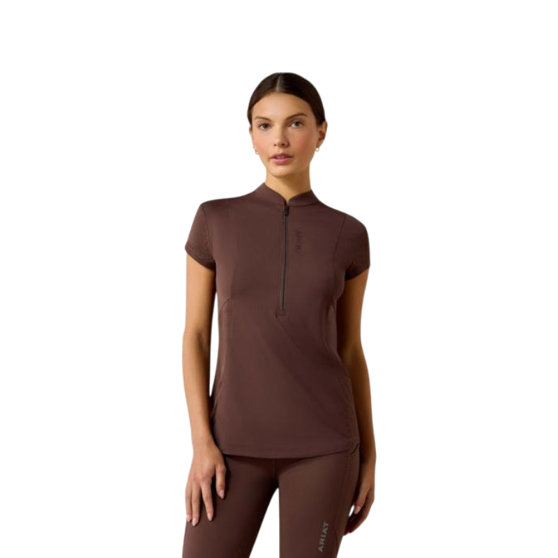 Baselayer zippé femme Breathe pommel brown