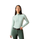 Baselayer zippé femme SolVeil blue surf