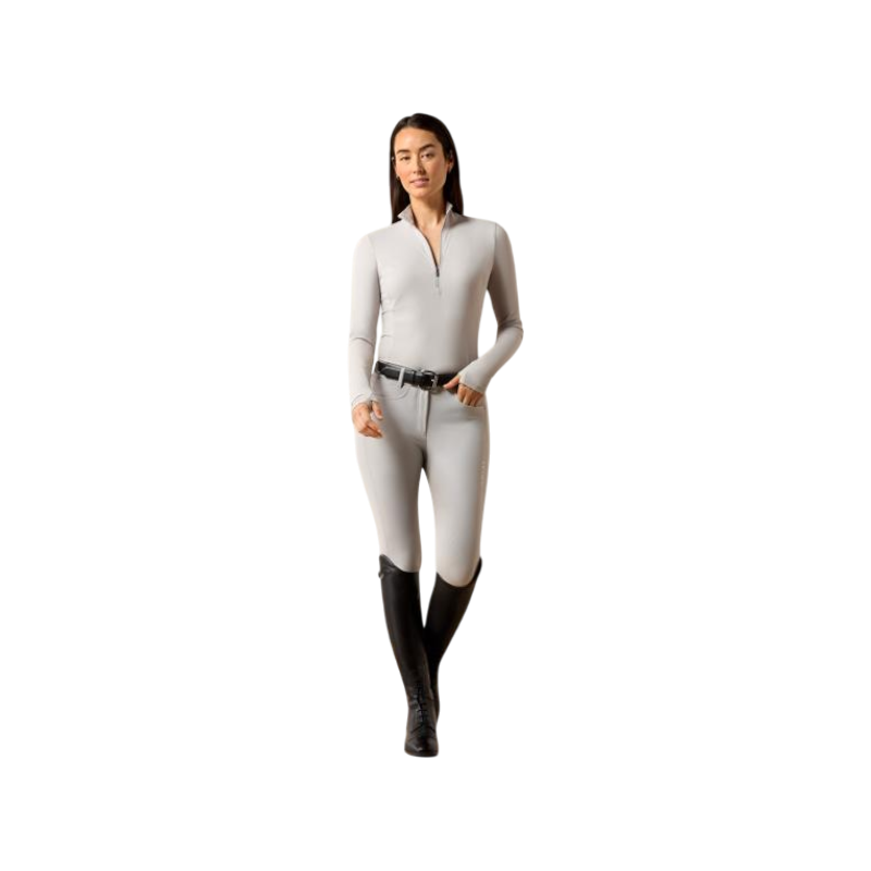 Baselayer zippé femme SolVeil show grey