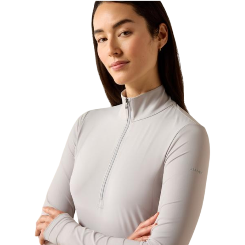 Baselayer zippé femme SolVeil show grey