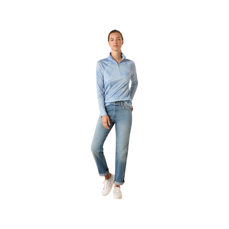 Baselayer zippé femme Sunstopper 3.0 imprimé st tropez mirage