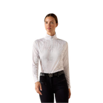 Baselayer zippé femme Sunstopper 3.0 imprimé white mirage