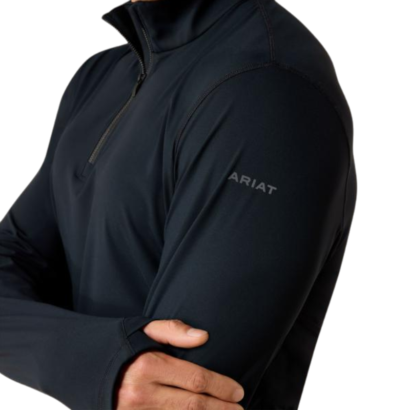 Baselayer zippé homme SolVeil noir