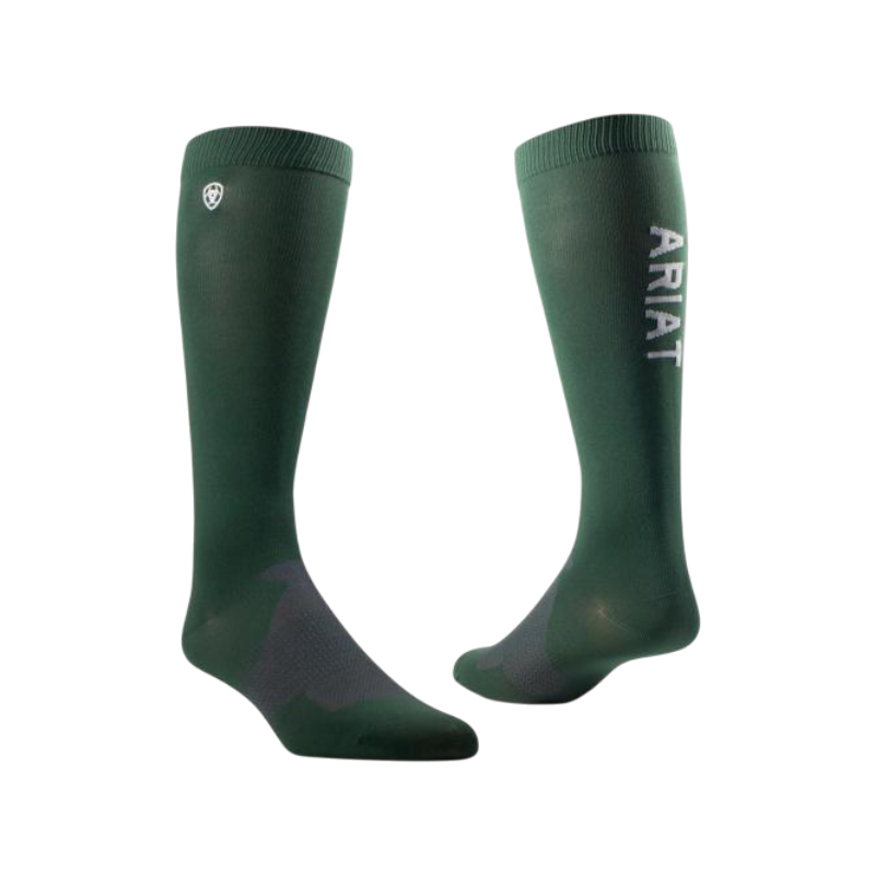 Chaussettes d'équitation AriatTEK Essential Performance jungle green