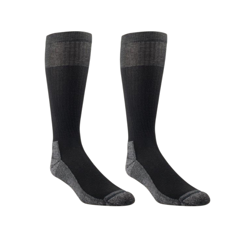 Chaussettes d'équitation Western Over the Calf VentTEK noir (x2)