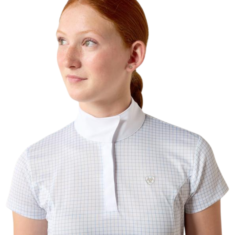 Chemise de concours enfant Aptos riviera check