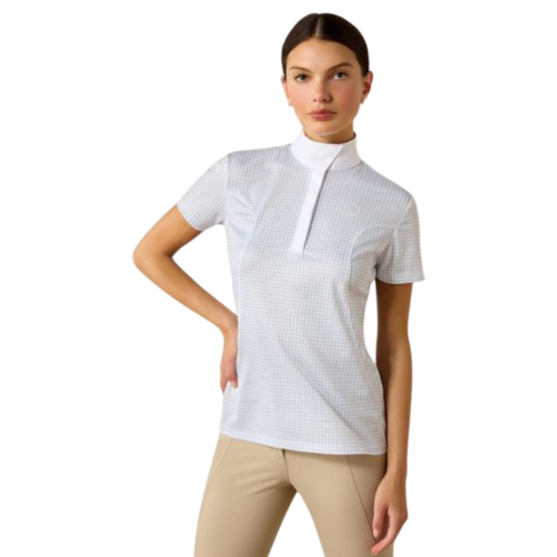 Chemise de concours femme Aptos riviera check