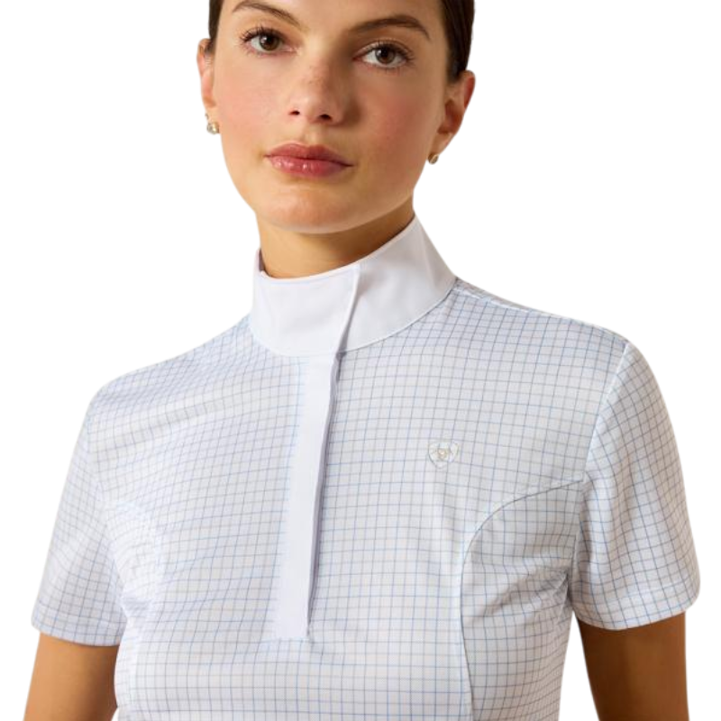 Chemise de concours femme Aptos riviera check