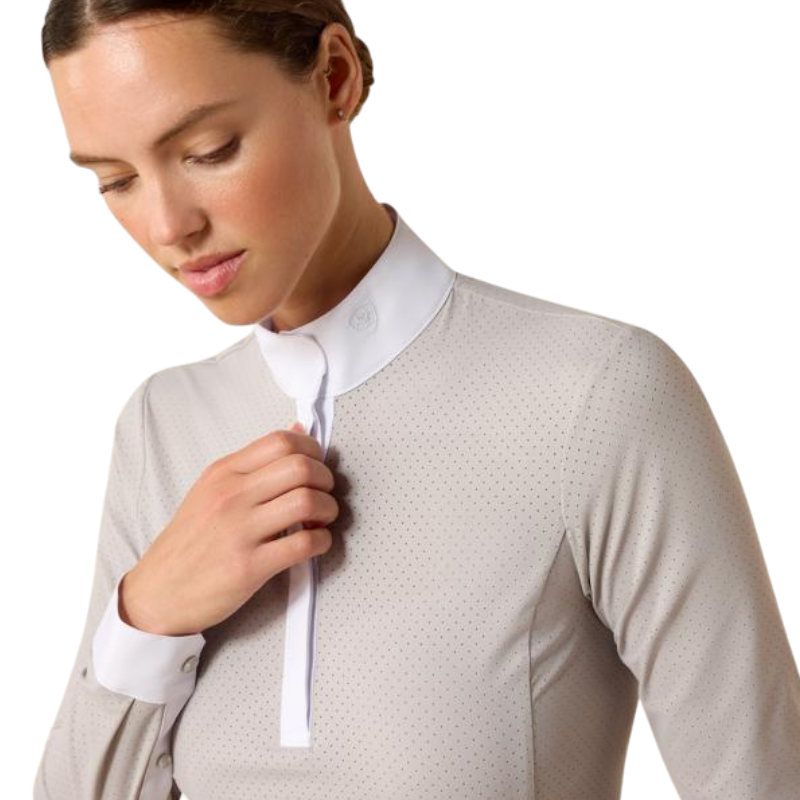 Chemise de concours femme Breathe show grey