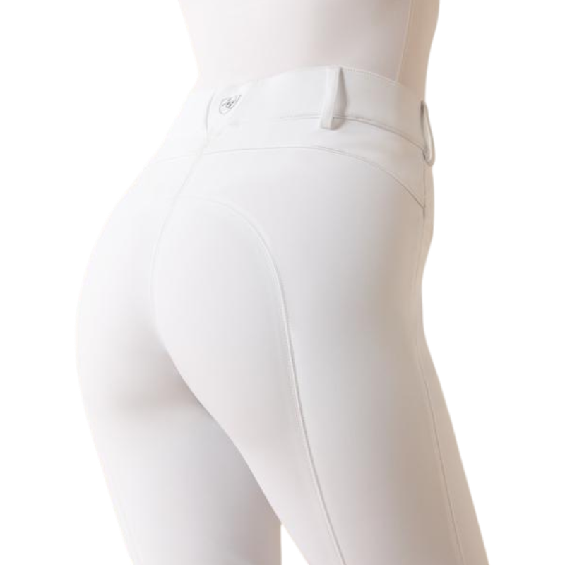 Pantalon d'équitation femme Tri Factor Allure blanc