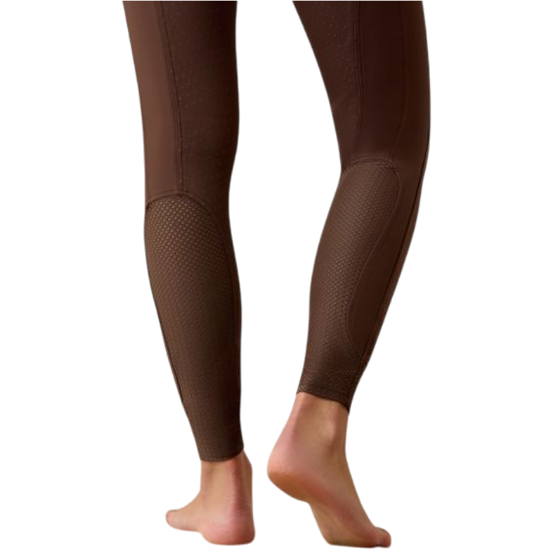 Pantalon d'équitation femme Tri Factor NT pommel brown full grip