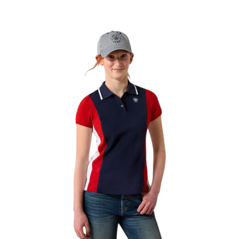 Polo enfant Taryn navyt & red