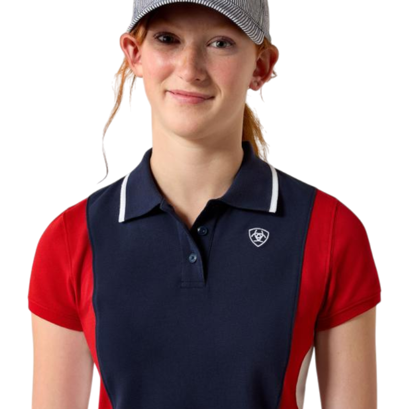Polo enfant Taryn navyt & red