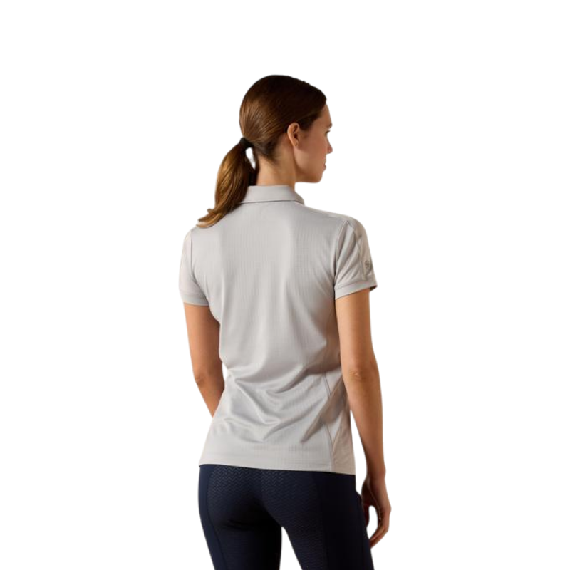 Polo zippé femme Bandera show grey