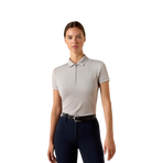 Polo zippé femme Bandera show grey