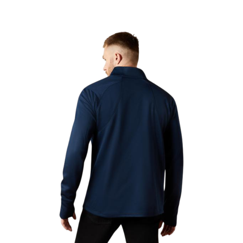 Pull zippé homme Team EQ marine