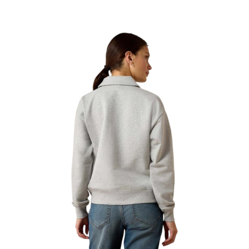 Sweat-shirt femme Lovett heather grey