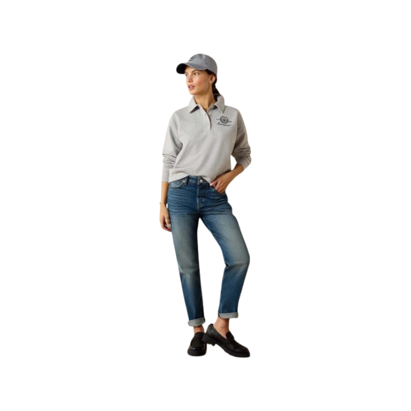 Sweat-shirt femme Lovett heather grey
