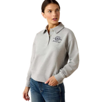 Sweat-shirt femme Lovett heather grey