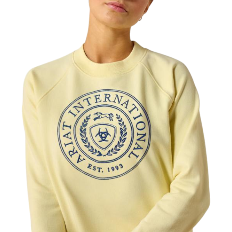 Sweat-shirt femme Martine flan