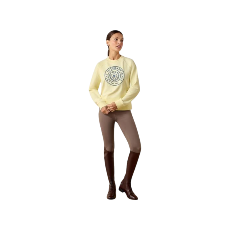 Sweat-shirt femme Martine flan