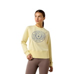 Sweat-shirt femme Martine flan