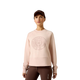 Sweat-shirt femme Martine sepia rose