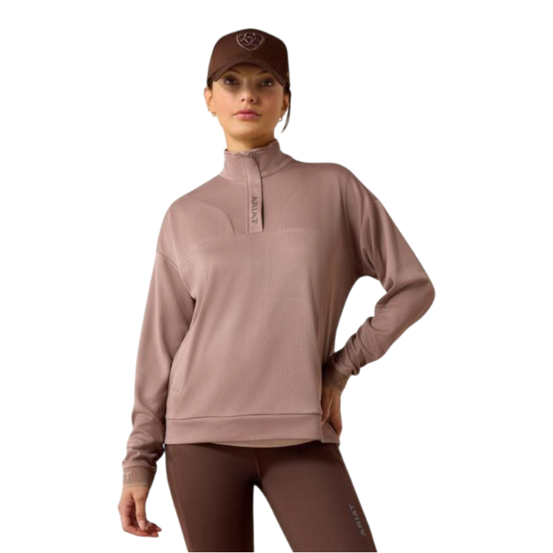 Sweat-shirt zippé femme Breathe antler