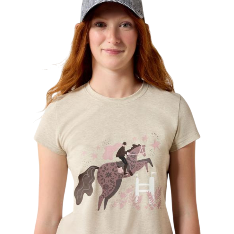 T-shirt enfant Floral Leap oatmeal