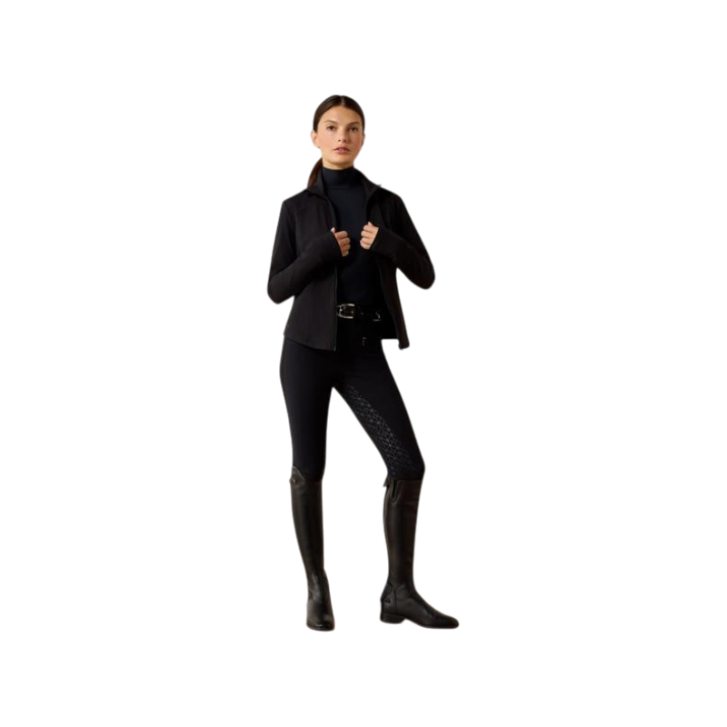 Veste zippée femme SolVeil noir
