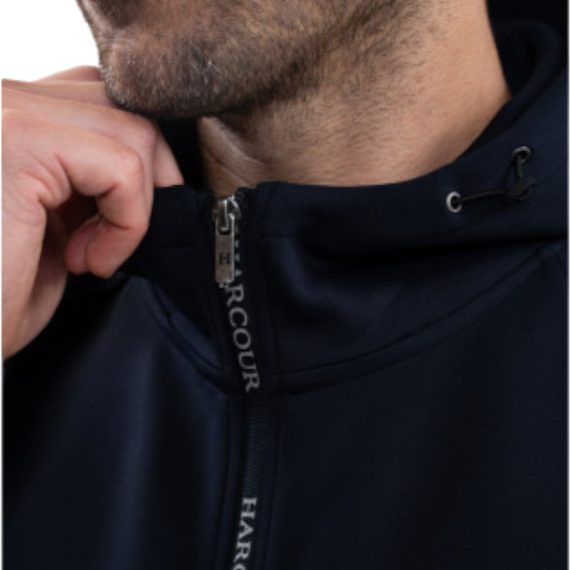 Harcour - Sweat technique zippé homme Aron marine