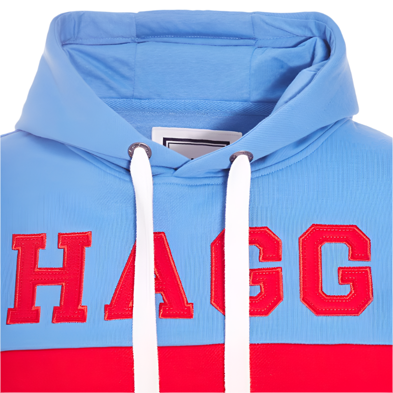 Hagg - Sweat hoodie à capuche Bleu