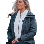 Mountain Horse - Dames blouson Alicia grijs | - Ohlala